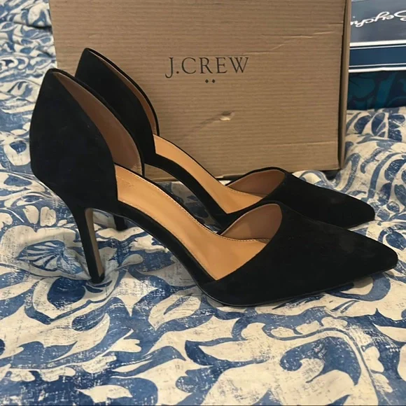 J. Crew Factory Black High Heels Classic Pumps - Picture 4 of 5